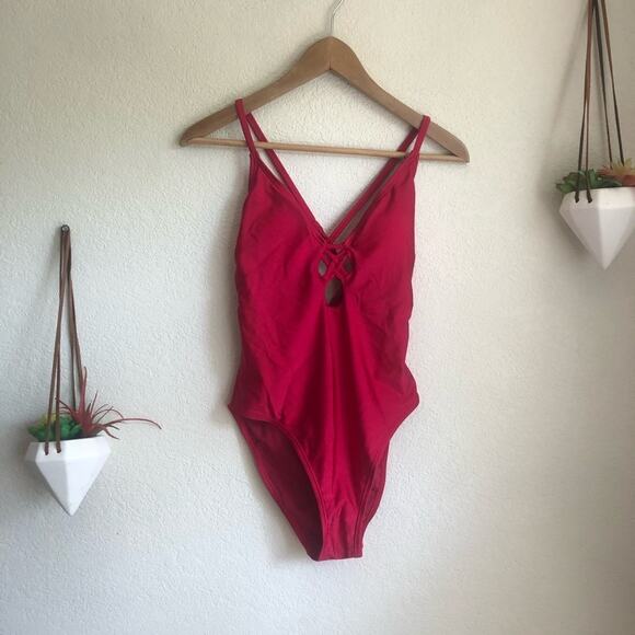 NWT Swimsuits for All Fuego bright red swimsuit - Picture 3 of 9